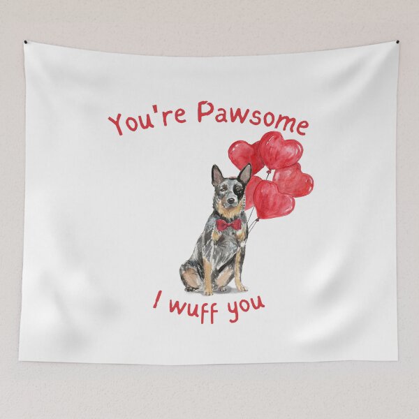 Item preview, My Dog is My Valentine - Australian Cattle Dog Valentine designed and sold by beastieboutique.