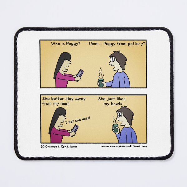 Item preview, Peggy from pottery designed and sold by Cramped Conditions.