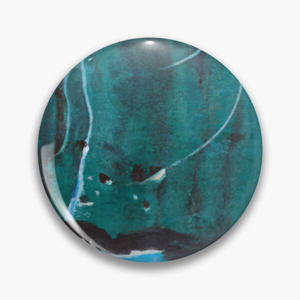 Item preview, Abstract art - Color Field - Teal, Blue and White designed and sold by Inomaly Art.