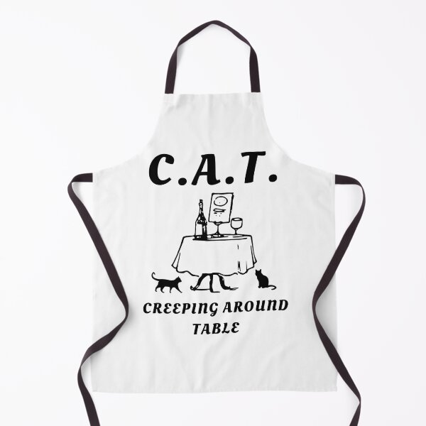 Item preview, Feline CAT Acronym | Creeping Around Table (Black Font) | Creeping Cat designed and sold by ACRONYMSONLY.