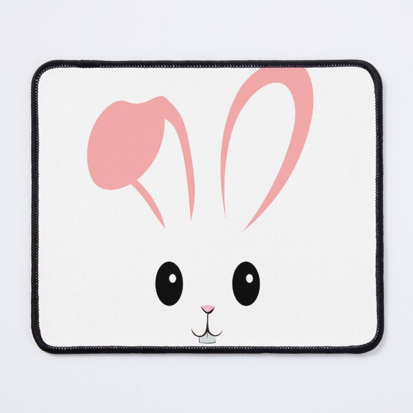Item preview, cute bunny with long ears designed and sold by DesignsByMadiha.