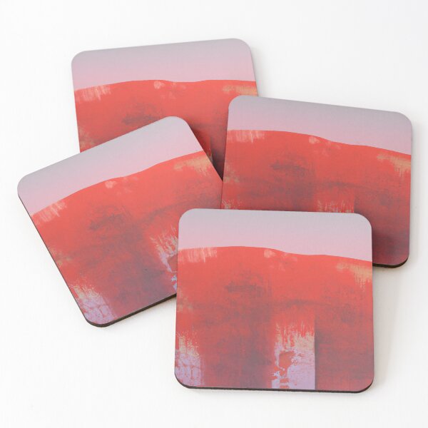 Item preview, Deep Red Abstract Art - Color Field - Colorfield designed and sold by Inomaly Art.