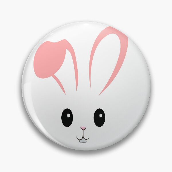 Item preview, cute bunny with long ears designed and sold by DesignsByMadiha.