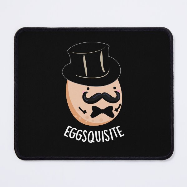 Item preview, Eggs-quisite Exquisite Funny Egg Puns (Dark BG) designed and sold by punnybone.