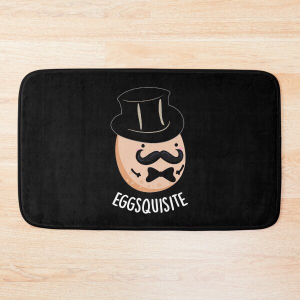 Item preview, Eggs-quisite Exquisite Funny Egg Puns (Dark BG) designed and sold by punnybone.