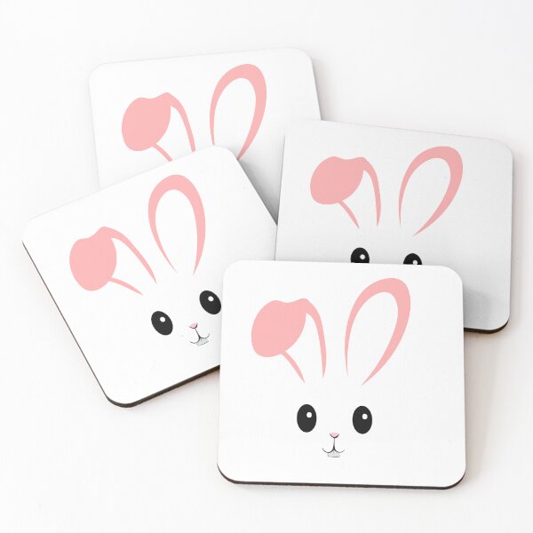 Item preview, cute bunny with long ears designed and sold by DesignsByMadiha.