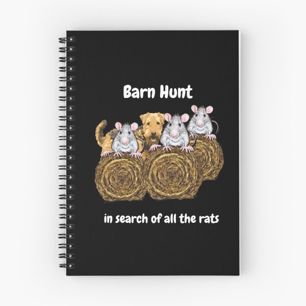Item preview,  Funny Barn Hunt - in search of all the rats with an Airedale Terrier designed and sold by Just4doglovers.