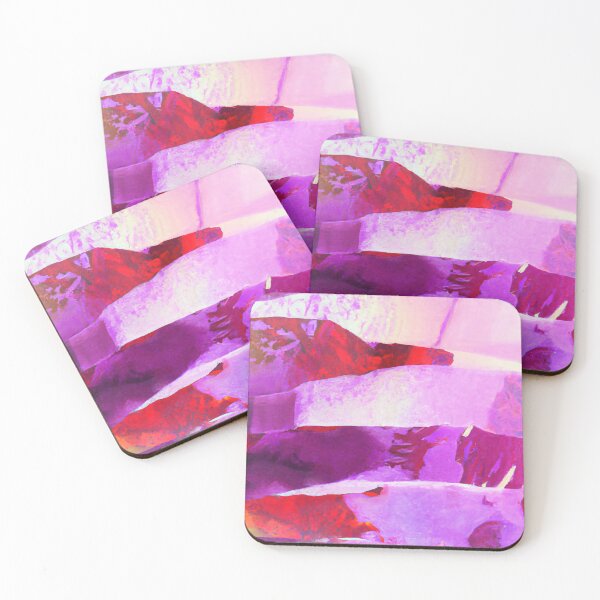 Item preview, Abstract Strips of Purple Color - Color Field designed and sold by Inomaly Art.