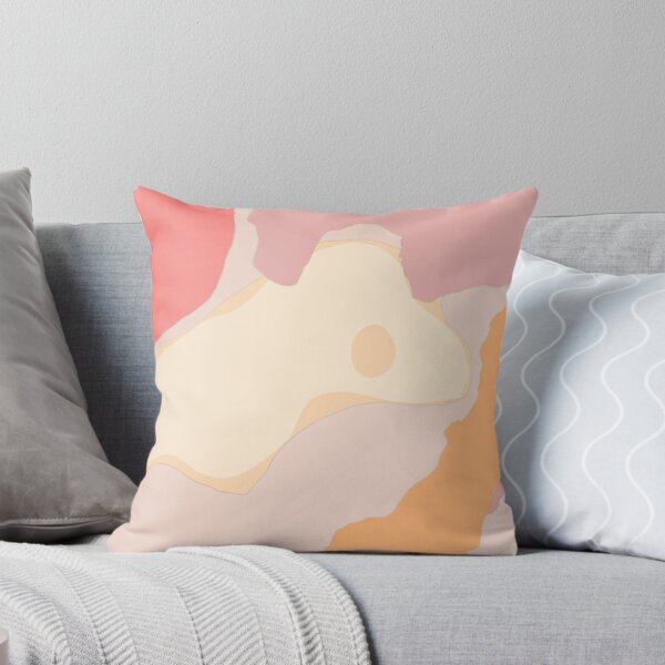 Item preview, Abstract art - Colour Field - Organic - Pink, Yellow and Cream designed and sold by Inomaly Art.