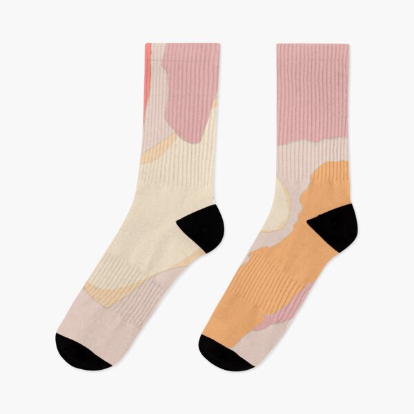 Item preview, Abstract art - Colour Field - Organic - Pink, Yellow and Cream designed and sold by Inomaly Art.