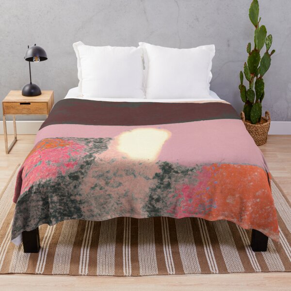 Item preview, Abstract Painting - Colorfield - Pink designed and sold by Inomaly Art.