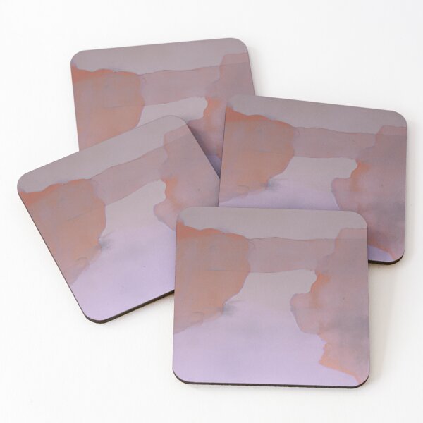 Item preview, Abstract art - Color Field - Rich watercolour in Lavender and Pink designed and sold by Inomaly Art.