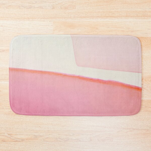 Item preview, Cream and Pink Abstract Colorfield Painting designed and sold by Inomaly Art.