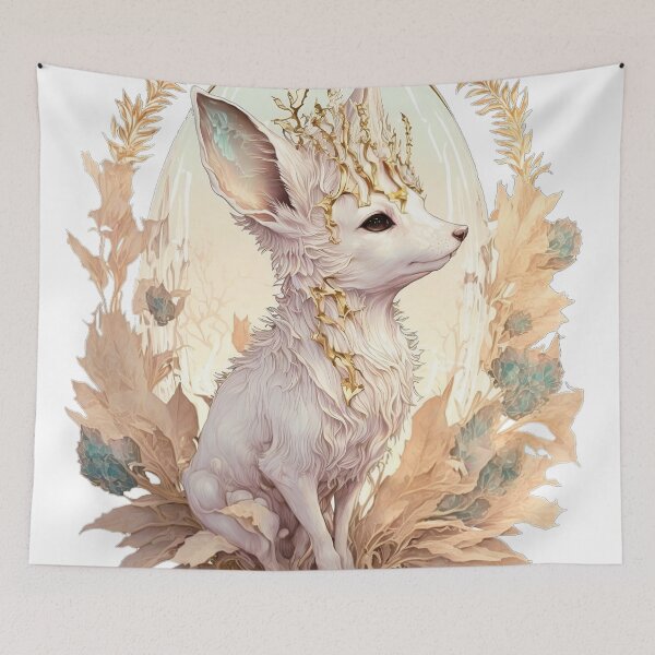 Item preview, albino puppy sticker with transparent glass designed and sold by Dicoart.