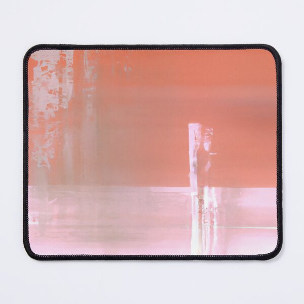 Item preview, Abstract art - Pink and Salmon Color Field Painting designed and sold by Inomaly Art.
