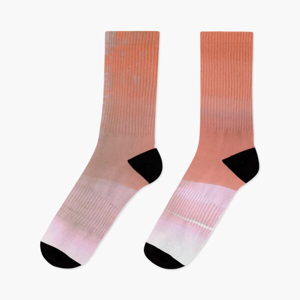 Item preview, Abstract art - Pink and Salmon Color Field Painting designed and sold by Inomaly Art.