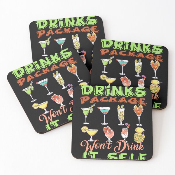 Item preview, Cruise Vacation This Drinks Package Won_t Drink Itself Funny Tropical Cocktail NL designed and sold by LauraGaby.