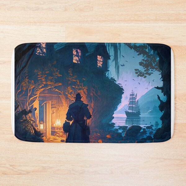 Item preview, Pirate Veils and Glowing Skies A Treasure Island Adventure designed and sold by oanaunciuleanu.