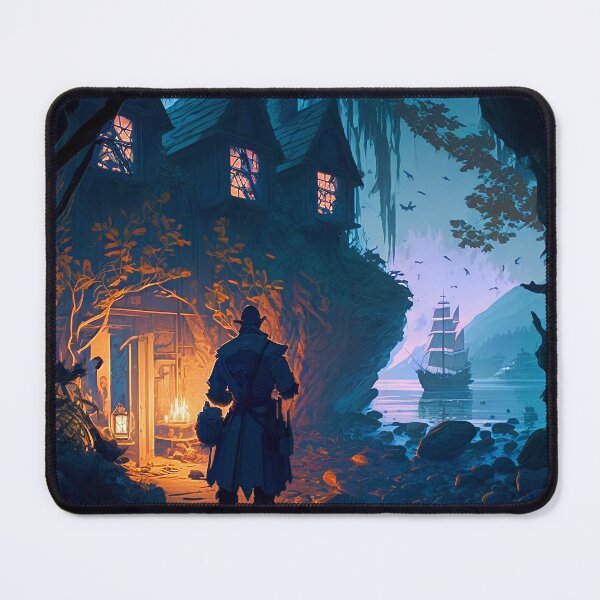 Item preview, Pirate Veils and Glowing Skies A Treasure Island Adventure designed and sold by oanaunciuleanu.