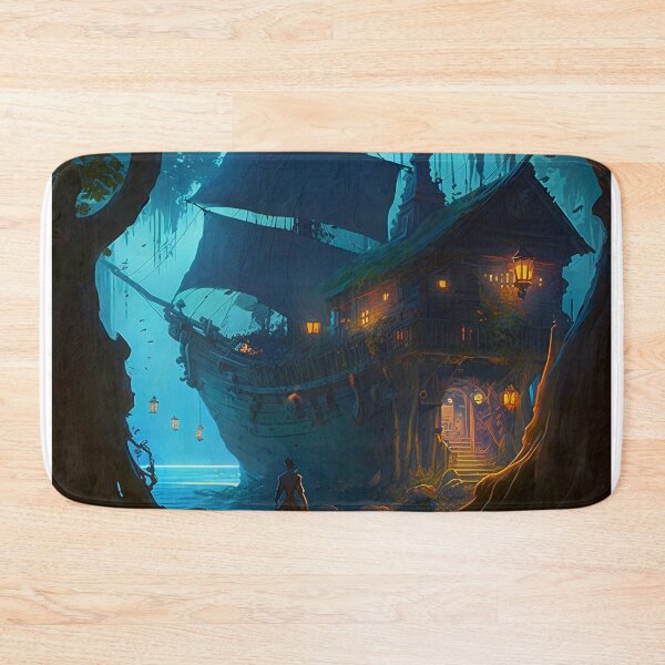 Item preview, Pirate Veils and Glowing Skies A Treasure Island Adventure designed and sold by oanaunciuleanu.