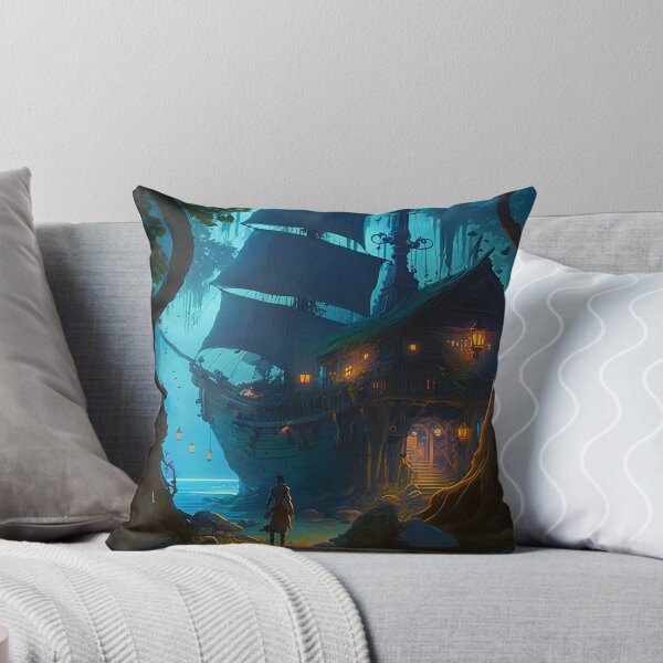 Item preview, Pirate Veils and Glowing Skies A Treasure Island Adventure designed and sold by oanaunciuleanu.