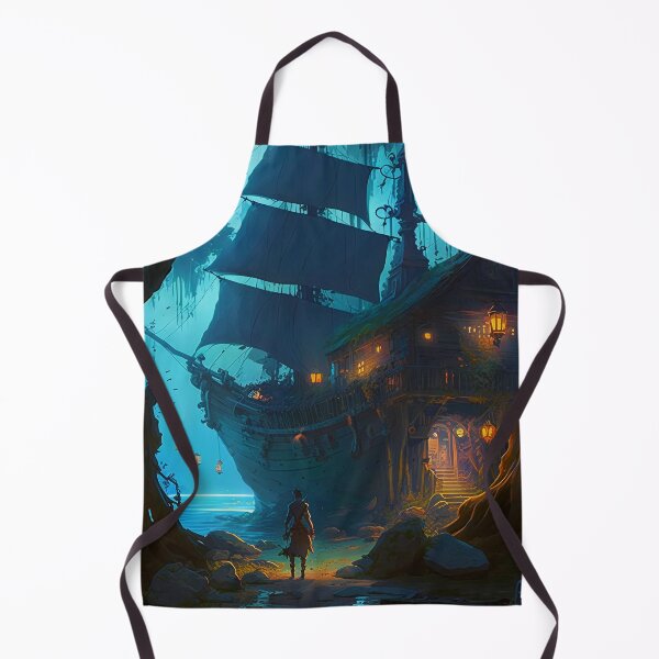 Item preview, Pirate Veils and Glowing Skies A Treasure Island Adventure designed and sold by oanaunciuleanu.