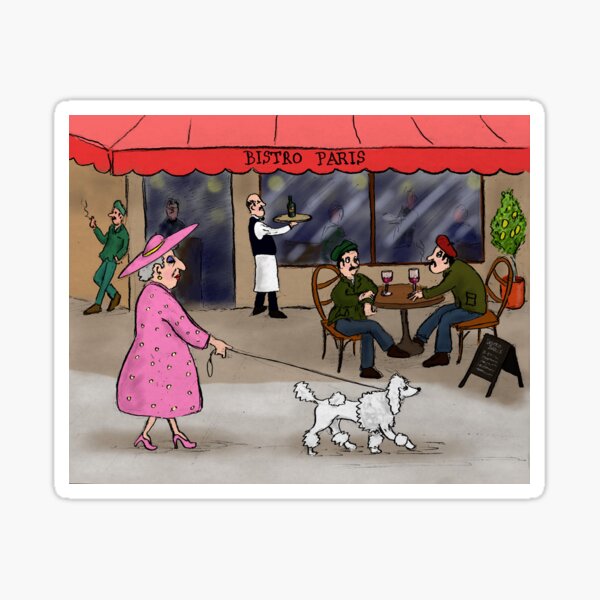 Bistro Paris Sticker