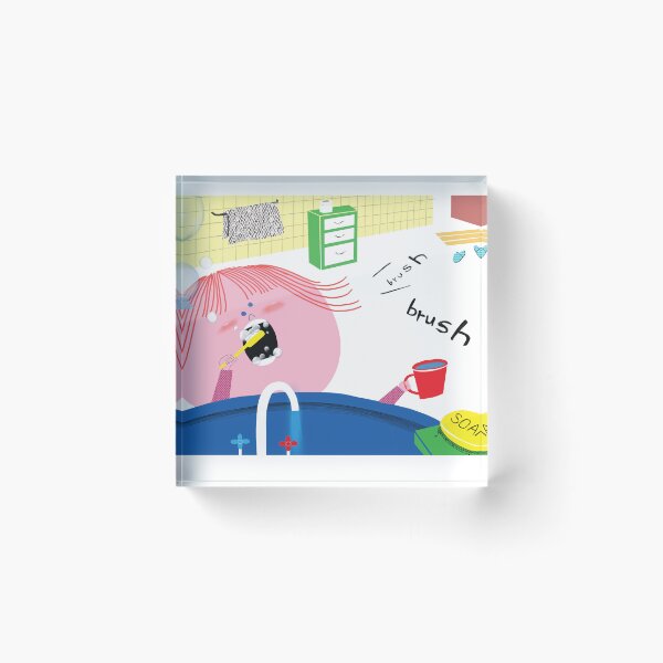 Item preview, child brushing teeth designed and sold by minigold.