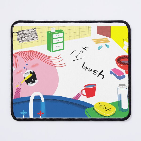 Item preview, child brushing teeth designed and sold by minigold.