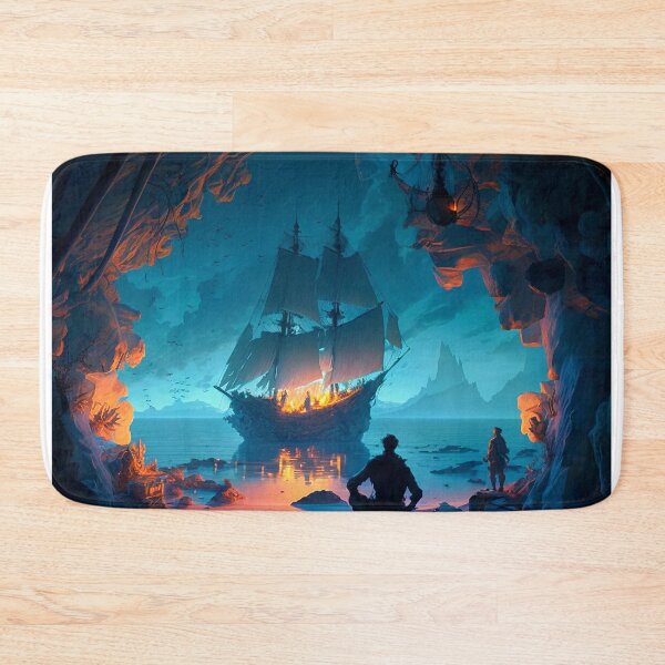 Item preview, Pirate Veils and Glowing Skies A Treasure Island Adventure designed and sold by oanaunciuleanu.