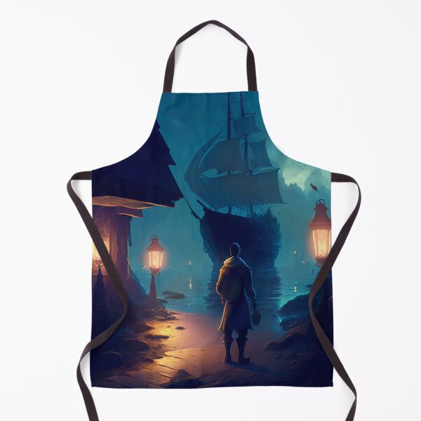 Item preview, Pirate Veils and Glowing Skies A Treasure Island Adventure designed and sold by oanaunciuleanu.