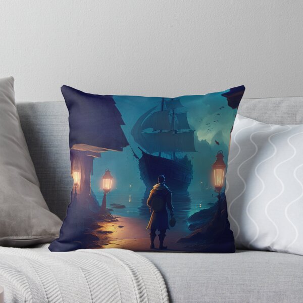 Item preview, Pirate Veils and Glowing Skies A Treasure Island Adventure designed and sold by oanaunciuleanu.