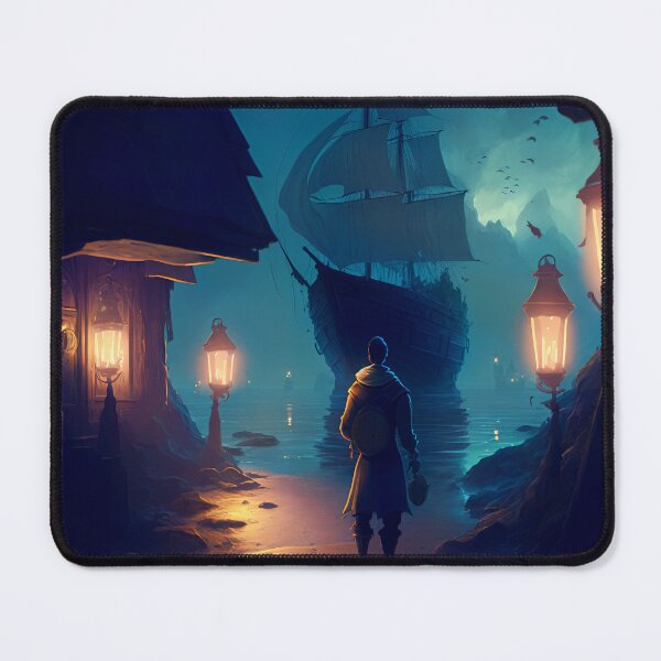 Item preview, Pirate Veils and Glowing Skies A Treasure Island Adventure designed and sold by oanaunciuleanu.