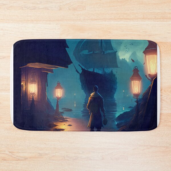 Item preview, Pirate Veils and Glowing Skies A Treasure Island Adventure designed and sold by oanaunciuleanu.