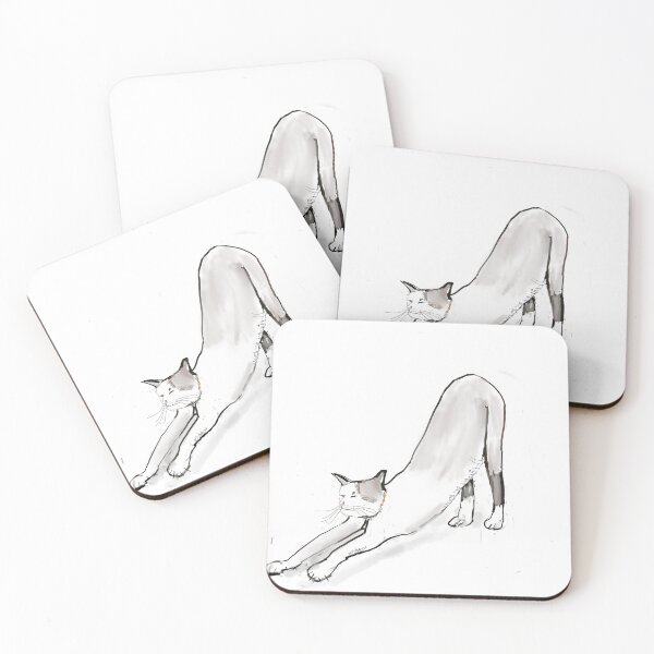 Item preview, Cat stretching  designed and sold by Jacinta hunt.