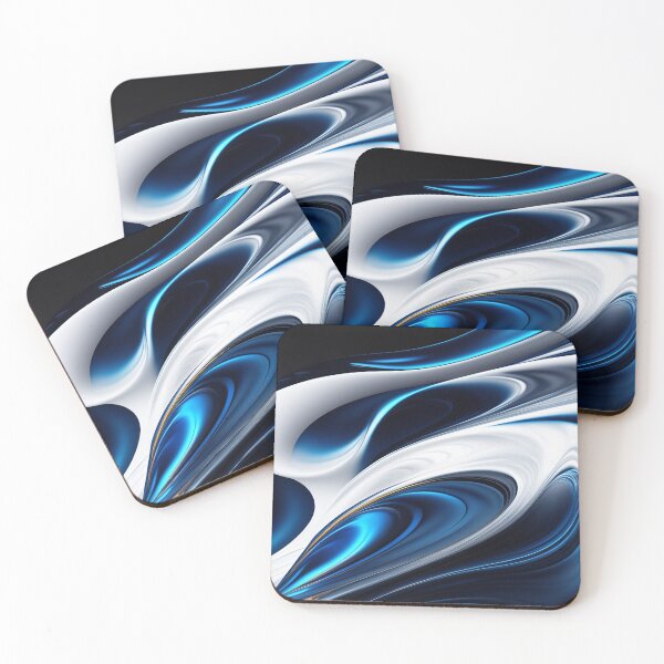 Item preview, Abstract Blue Waves designed and sold by calibrit.
