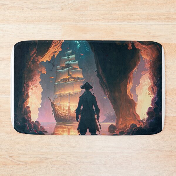 Item preview, Pirate Veils and Glowing Skies A Treasure Island Adventure designed and sold by oanaunciuleanu.