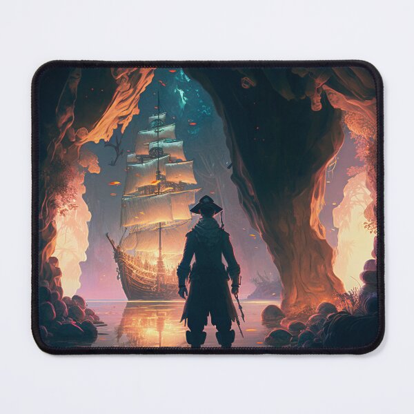 Item preview, Pirate Veils and Glowing Skies A Treasure Island Adventure designed and sold by oanaunciuleanu.