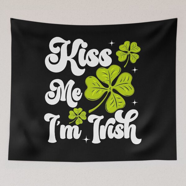 Item preview, Kiss Me I'm Irish St Patricks Lucky Irish Shamrock T-shirt designed and sold by KGN  CREATIVITY.