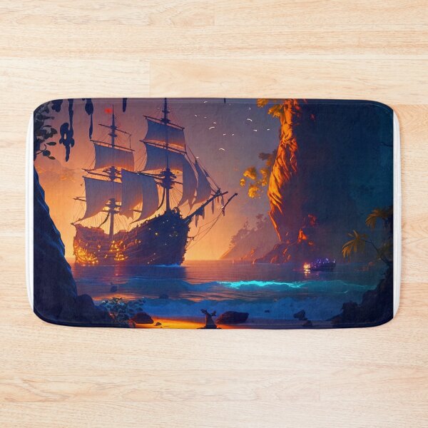 Item preview, Pirate Veils and Glowing Skies A Treasure Island Adventure designed and sold by oanaunciuleanu.