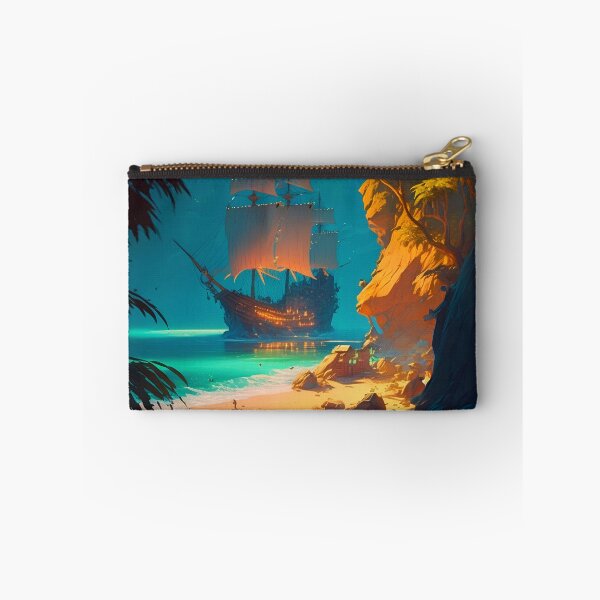 Item preview, Pirate Veils and Glowing Skies A Treasure Island Adventure designed and sold by oanaunciuleanu.