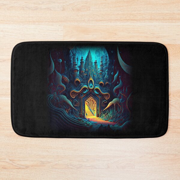 Item preview, psychedelic castle designed and sold by Christolamber.