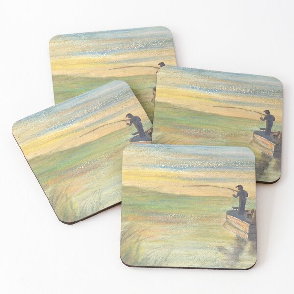 Item preview, Sunset Fishing designed and sold by NorthArtCreate.