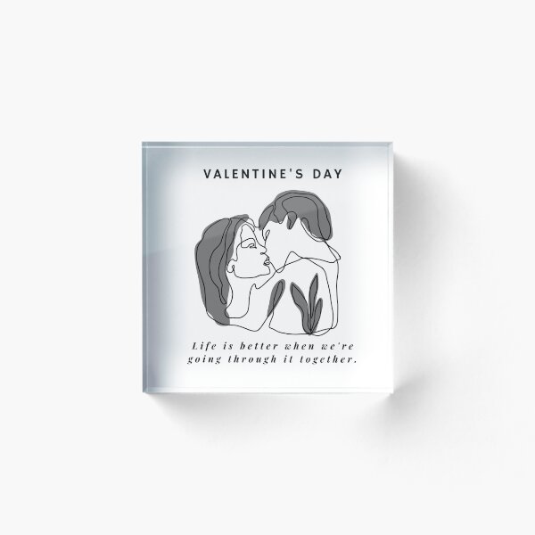 Item preview, valentine's day, life is better when we're gonging through it together  designed and sold by somphong1985.