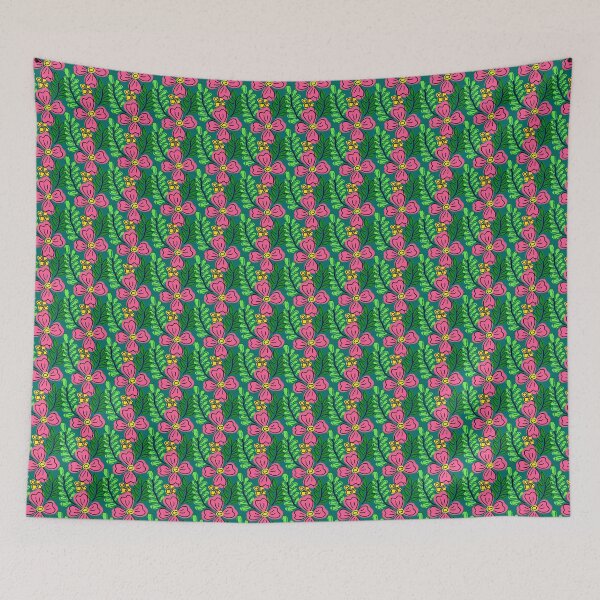 Item preview, Copy of Botanical Mural tradition boho design pattern designed and sold by Charmy Design.