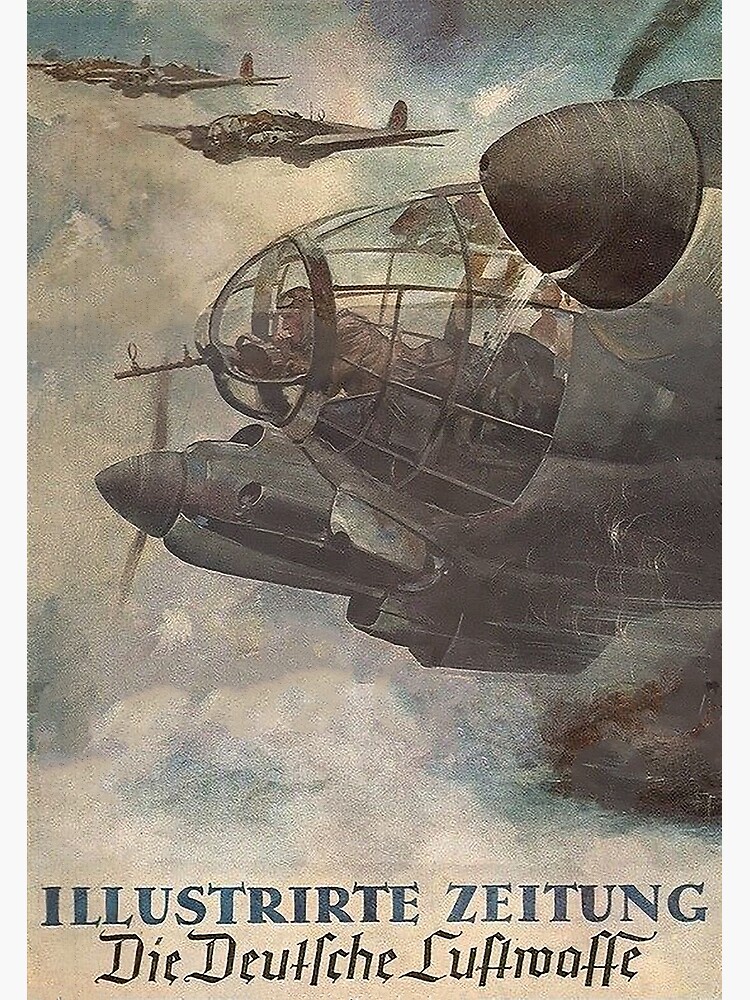 Luftwaffe Bombers...German 1941 Magazine art by edsimoneit