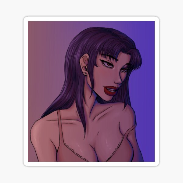 kittyasuka misato fanart Sticker