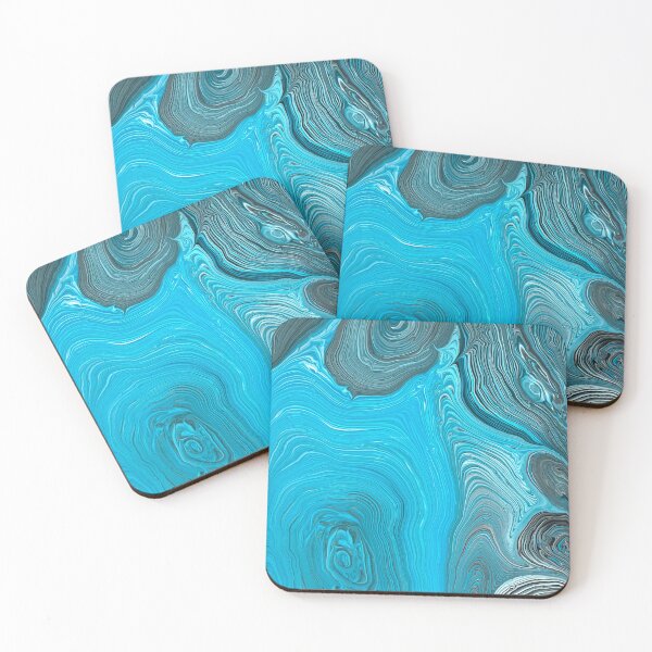 Item preview, Ocean Acrylic Pouring  designed and sold by yuzudesign.