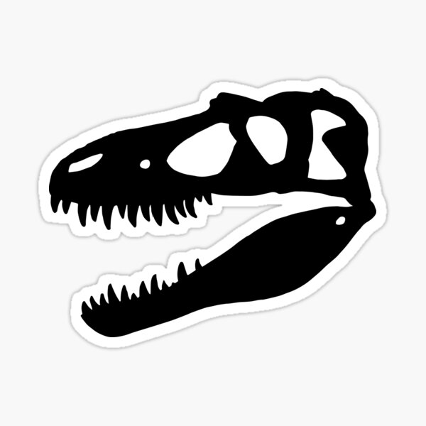 Item preview, Gorgosaurus skull - black designed and sold by Skeleton Crew.