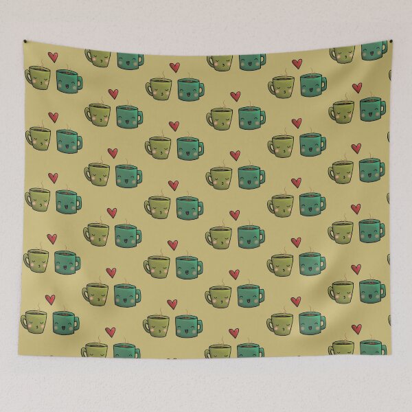 Item preview, Amigos de la taza de café designed and sold by foxandbeans.